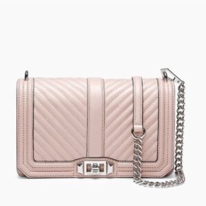 Rebecca Minkoff Pink Chevron Crossbody Bag
